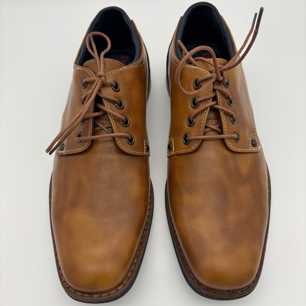 Dexter Comfort Memory Foam Morrie Cognac Lace Up Dress Oxford Shoe; Size 7